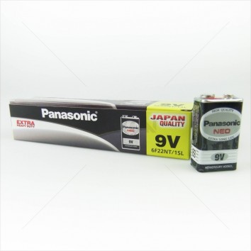 Panasonic NEO ถ่านไฟฉาย 6F22NT/1SL 9V <1/12> ก้อนดำ